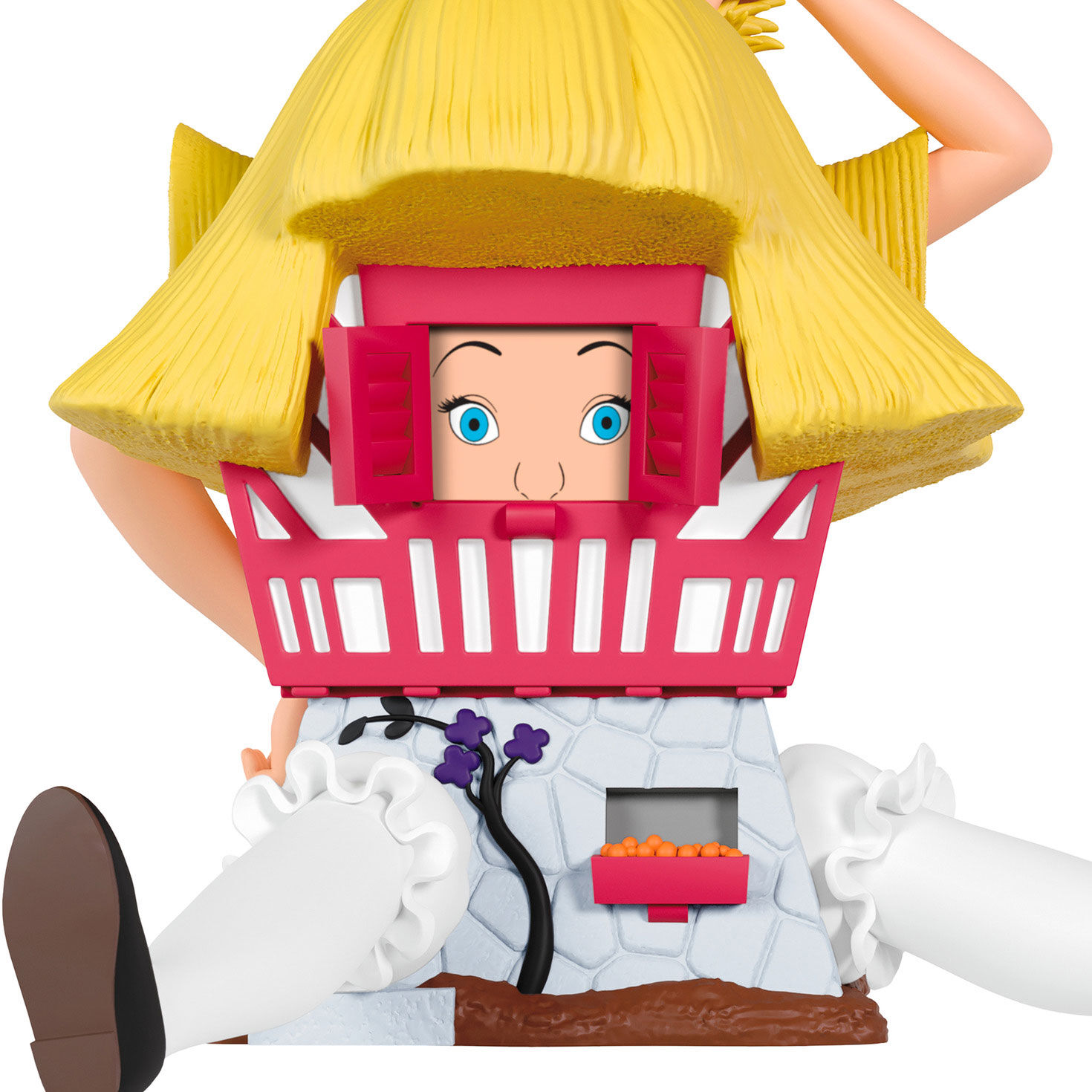 Alice in Wonderland Big in House Keepsake Ornament closeup view image number 5