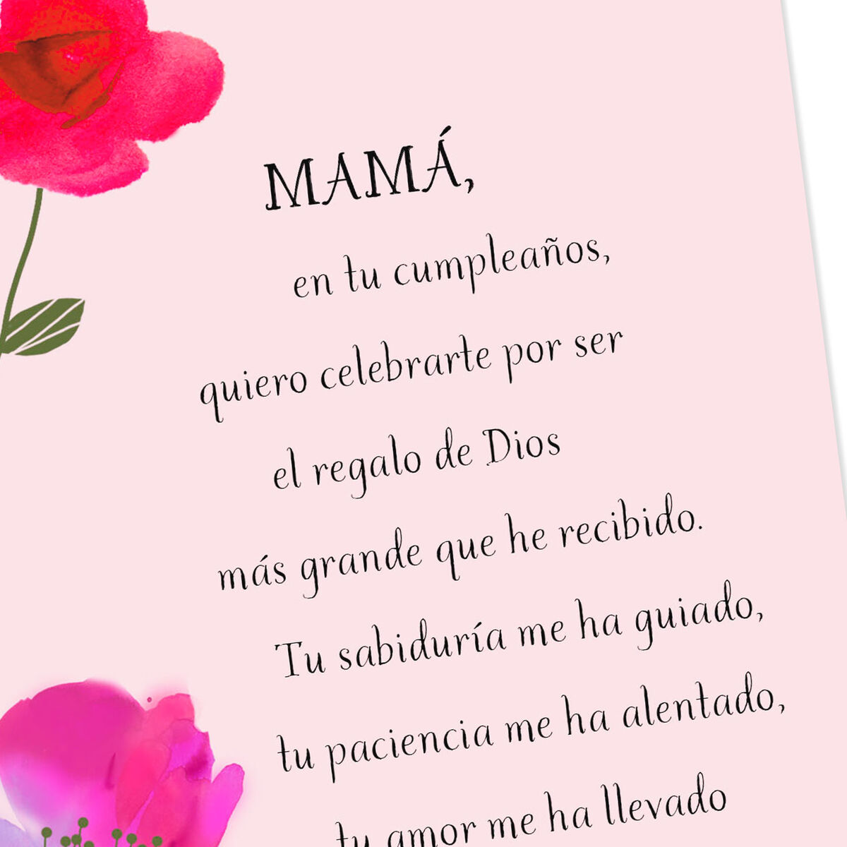 Greatest Gift From God Spanish-Language Birthday Card for Mom - Greeting Cards - Hallmark
