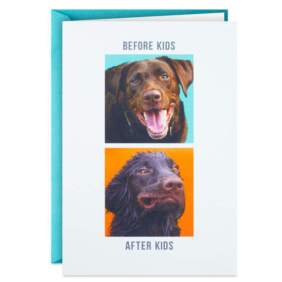 Before and After Kids Funny Father's Day Card