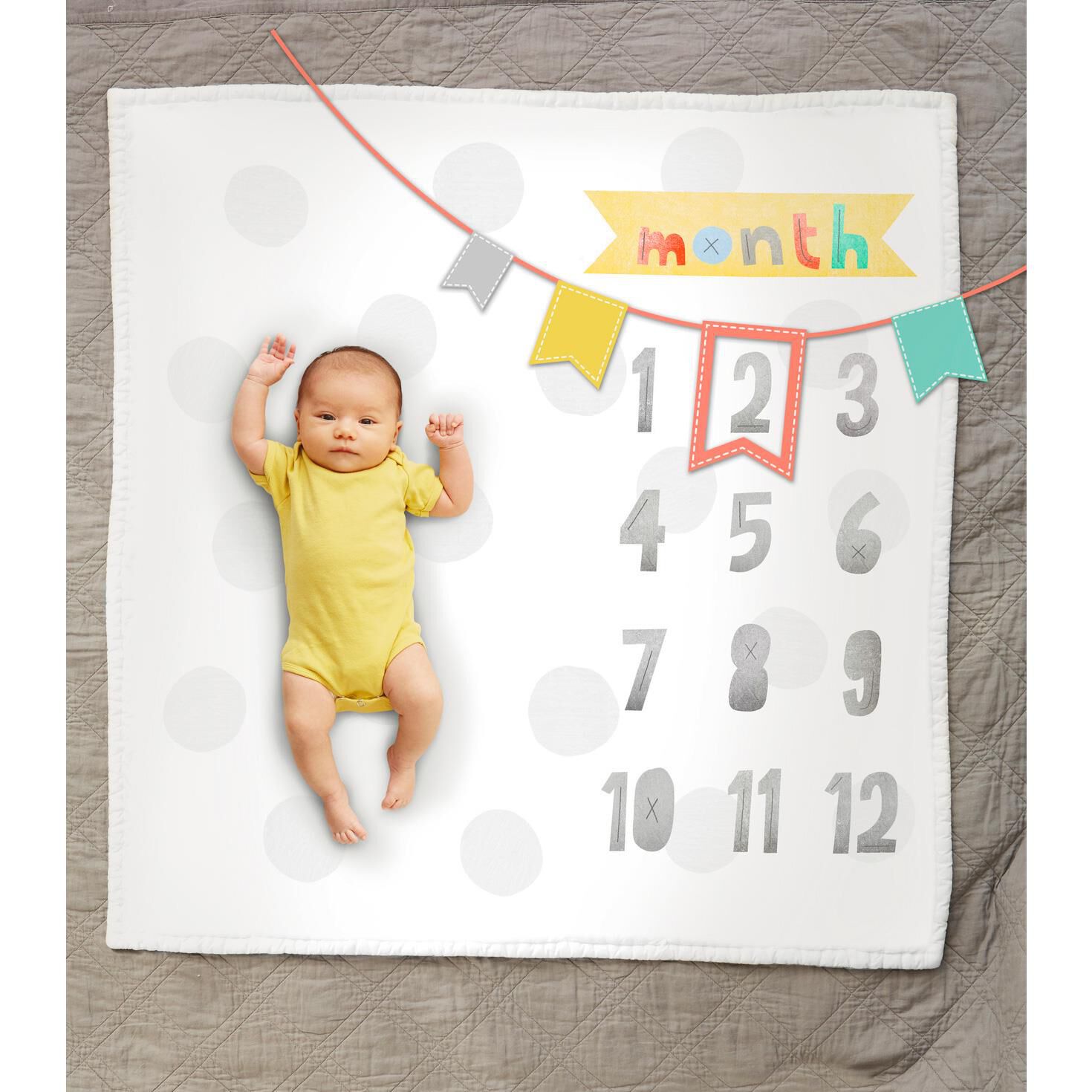 baby blanket monthly photos