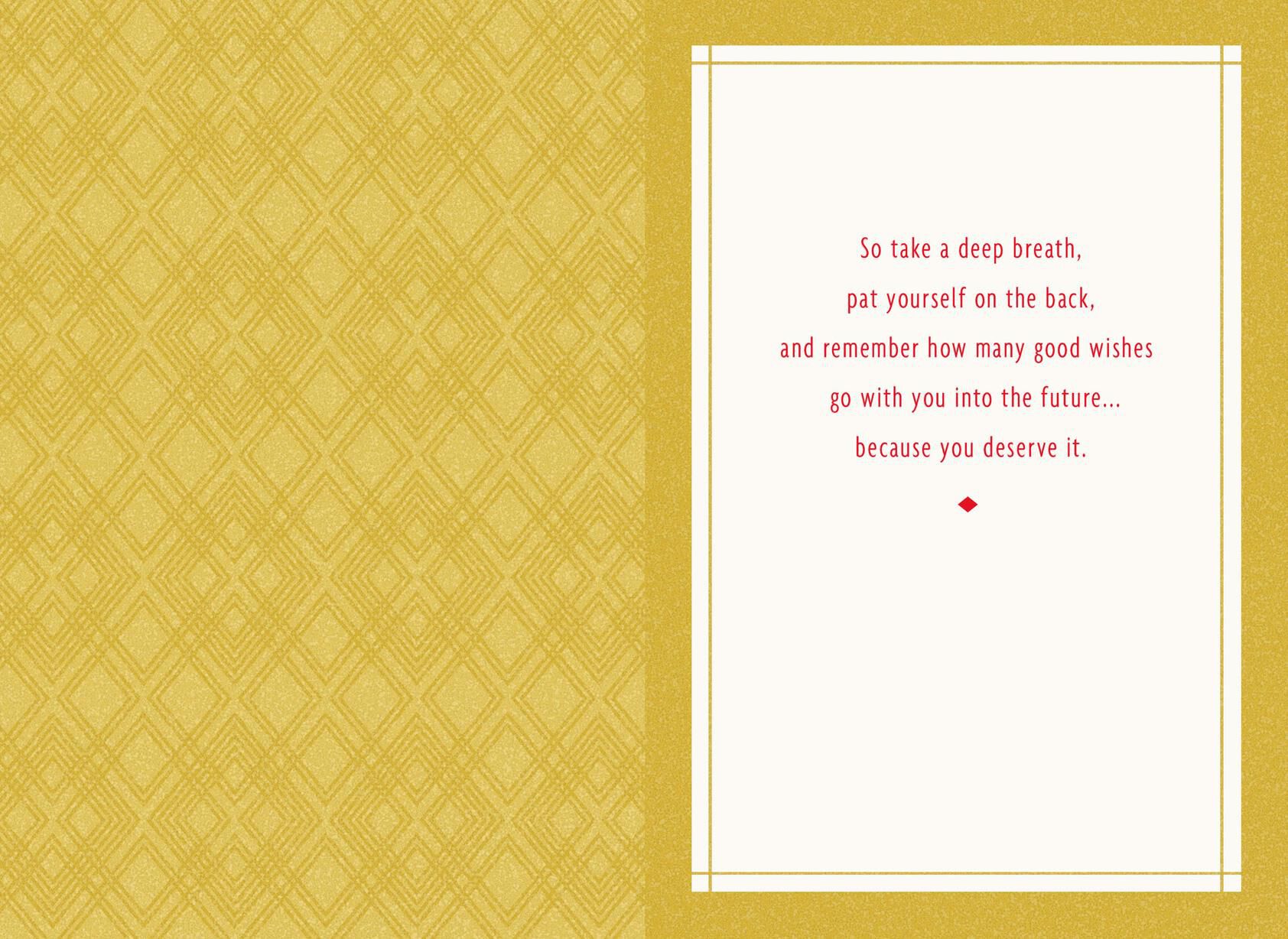 Many Good Wishes Graduation Card With Tassel