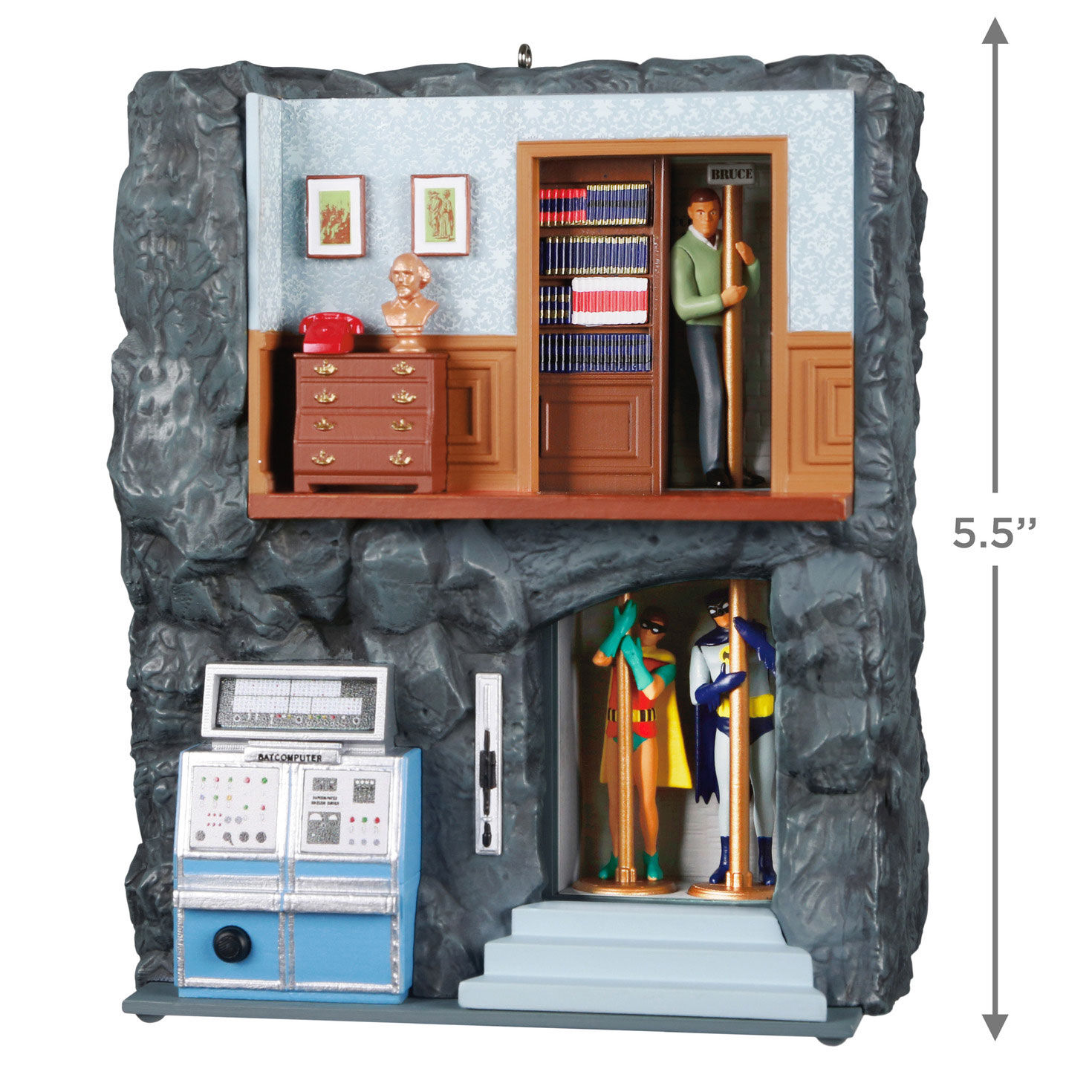 Batman&trade; The Classic TV Series To the Batcave!&trade; Ornament With Light, Sound and Motion, , large image number 3