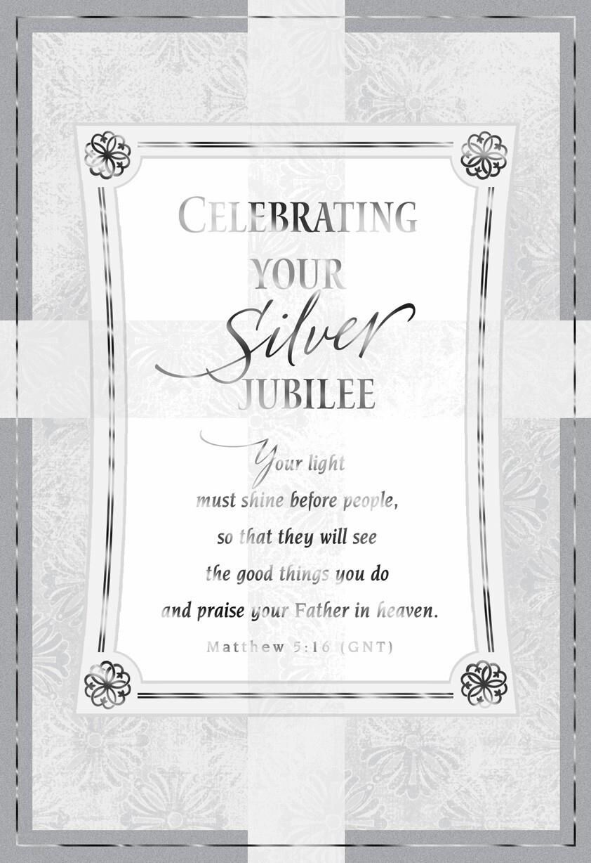 God’s Special Calling Silver Jubilee Card