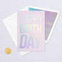 Silver Laser Foil Happy Birthday Card, , large image number 5