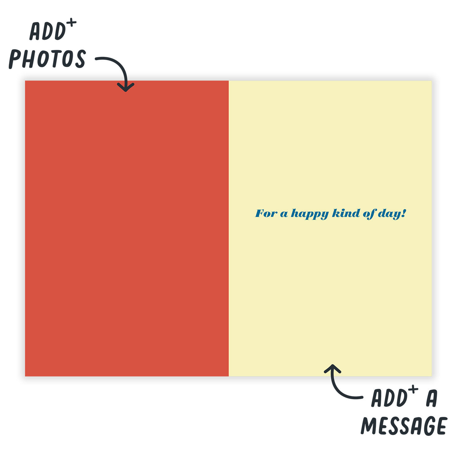 Mickey Walking Personalized Card Open Card indicating personalization image number 9