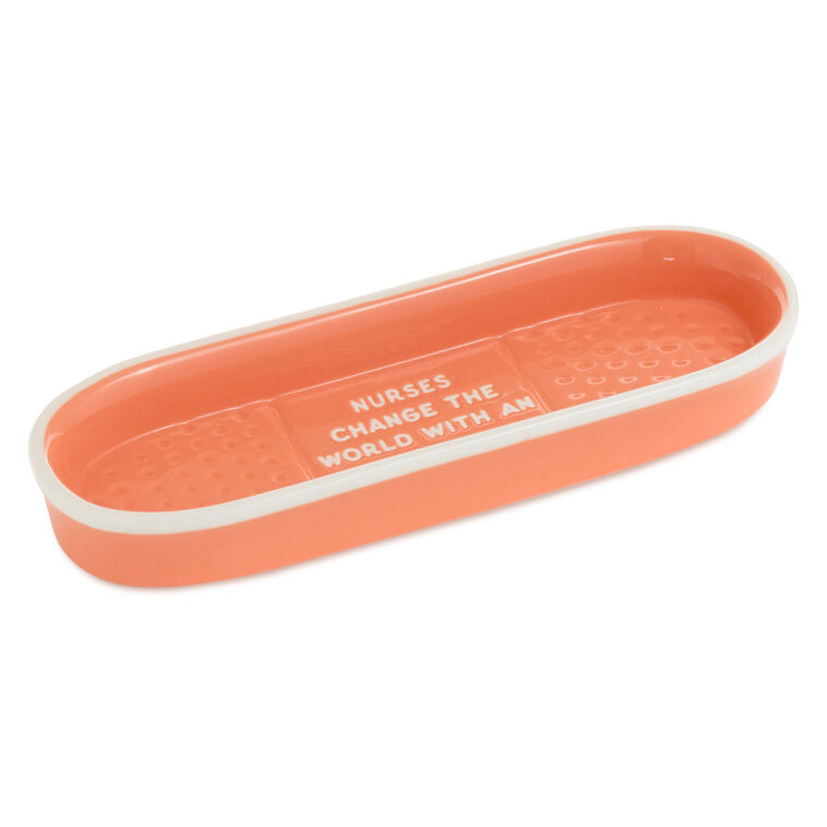 Nurses Coral Bandage-Shaped Trinket Dish