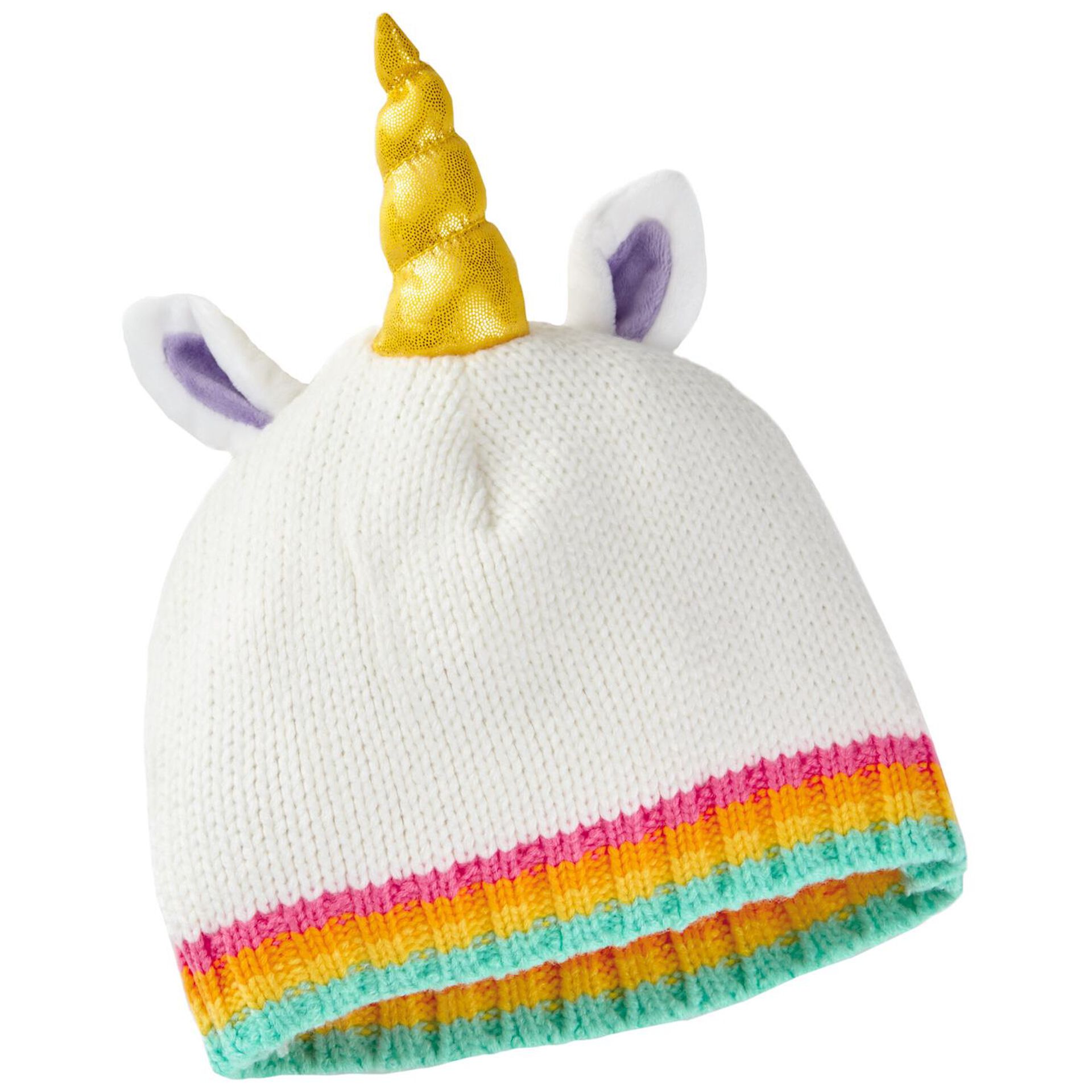 accsa Toddler Kids Girl Novelty Colorful Knit Unicorn Pony Beanie Hat Age 