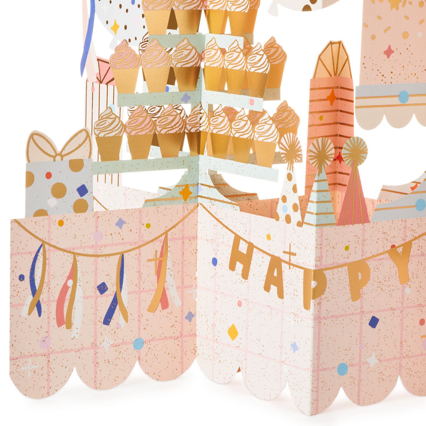 Jumbo Pile on the Fun Cake and Balloons 3D Pop-Up Birthday Card for only USD 12.99 | Hallmark