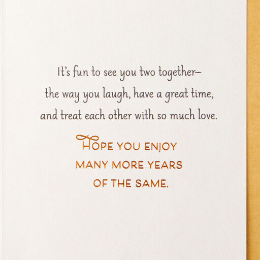 Puppies and Hearts Forever in Love Anniversary Card, 