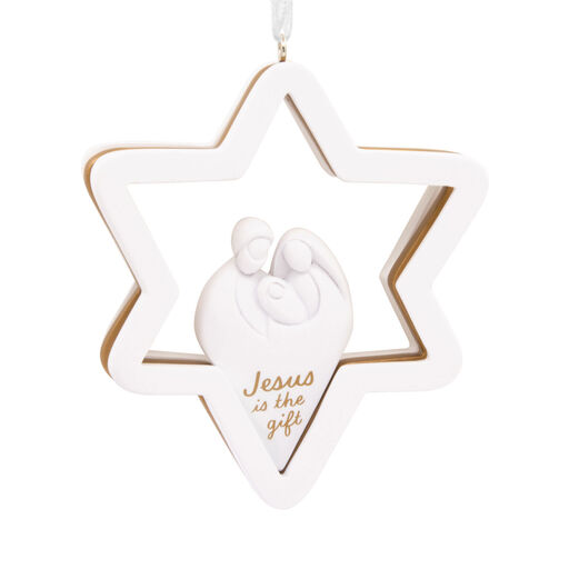 DaySpring Jesus Is the Gift Star Hallmark Ornament, 