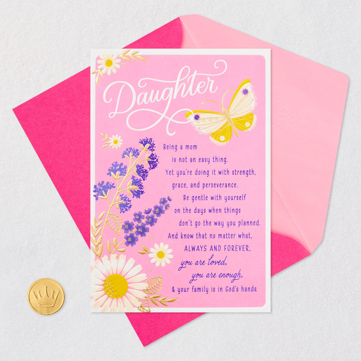 Cheering You On Religious Mother's Day Card for Daughter, , large image number 6