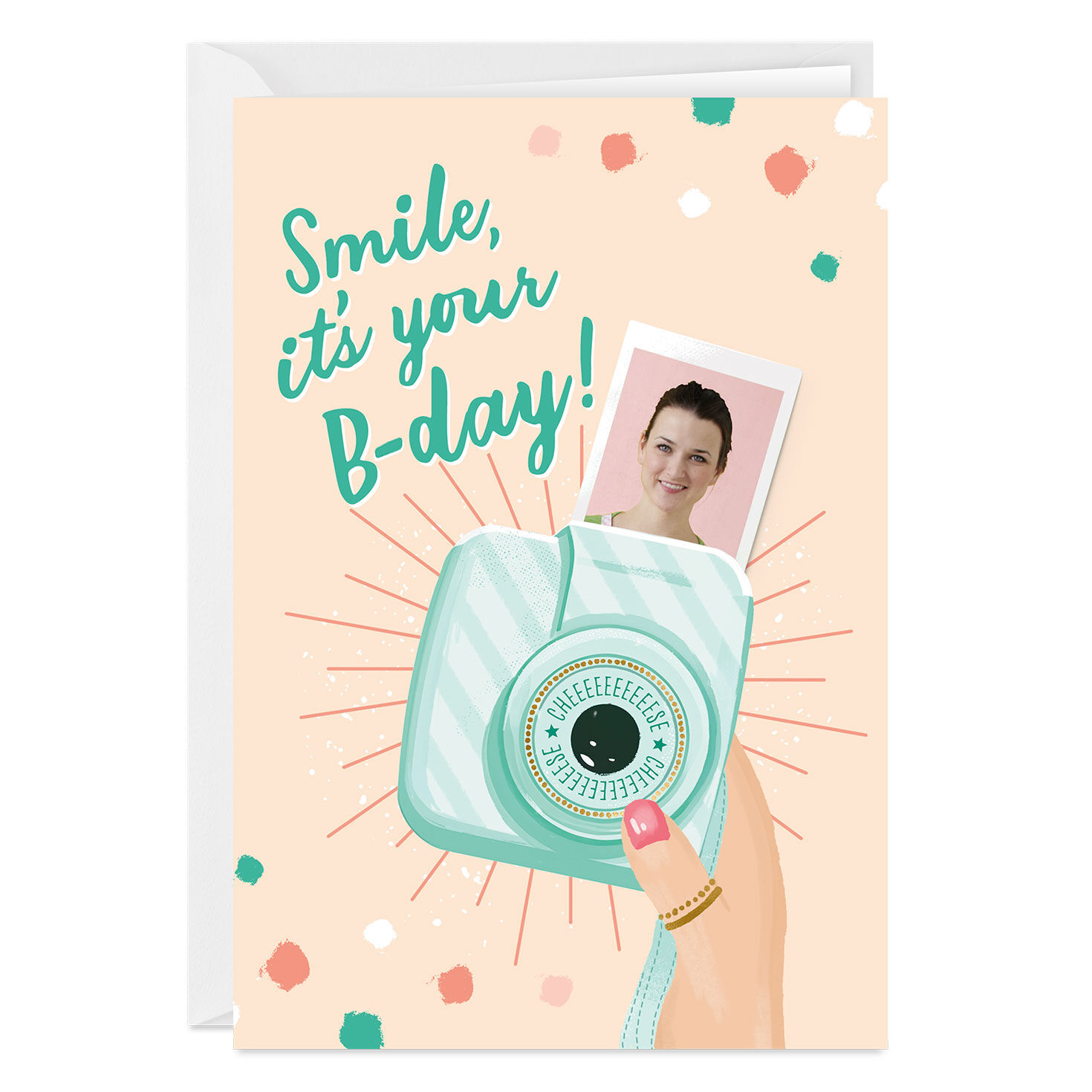 Retro Camera Picture Perfect Custom Birthday Card