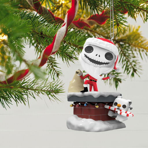 Disney Tim Burton's The Nightmare Before Christmas Jack Skellington and Zero Funko POP!® Ornament, 