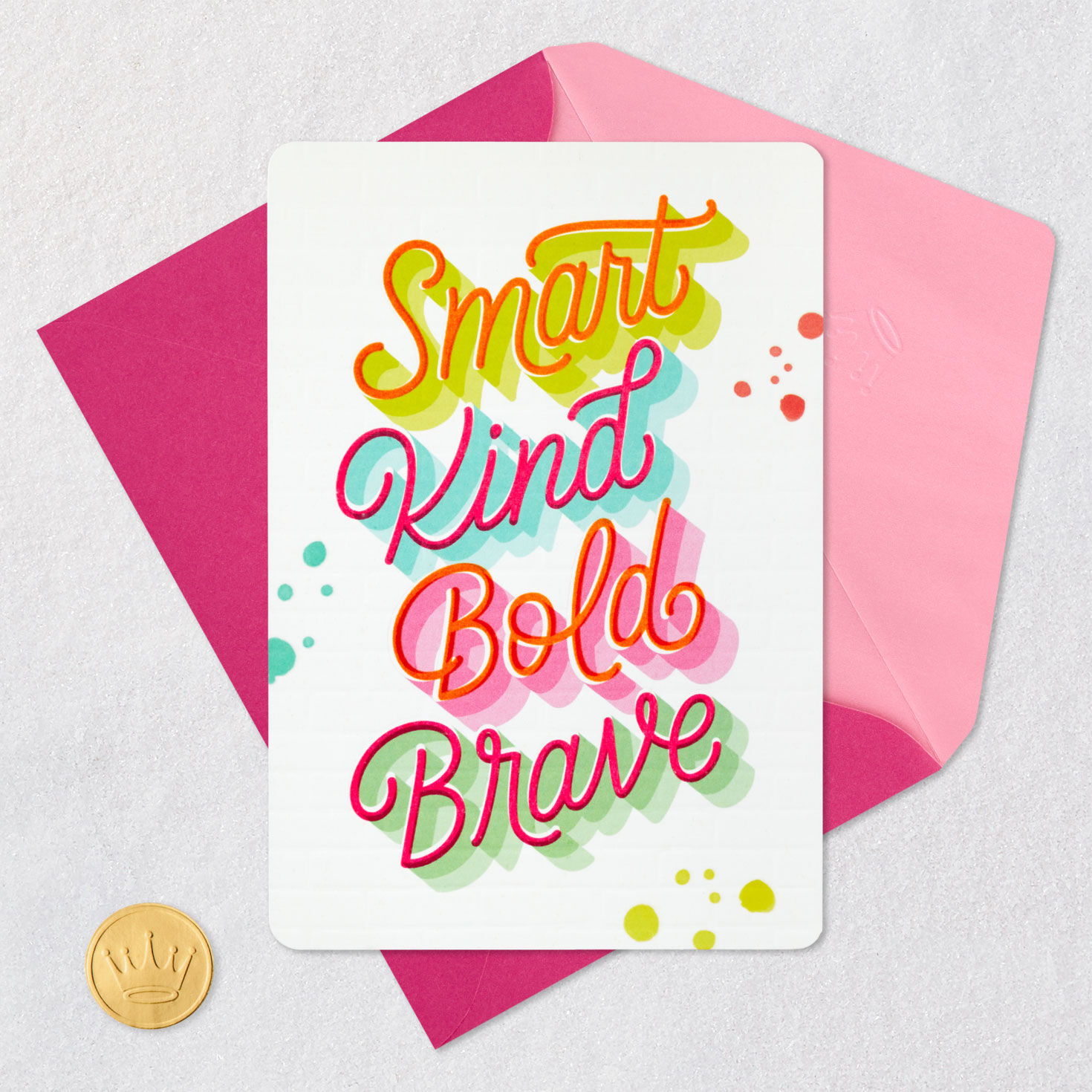 Smart, Kind, Bold, Brave Birthday Card for Daughter, , large image number 5