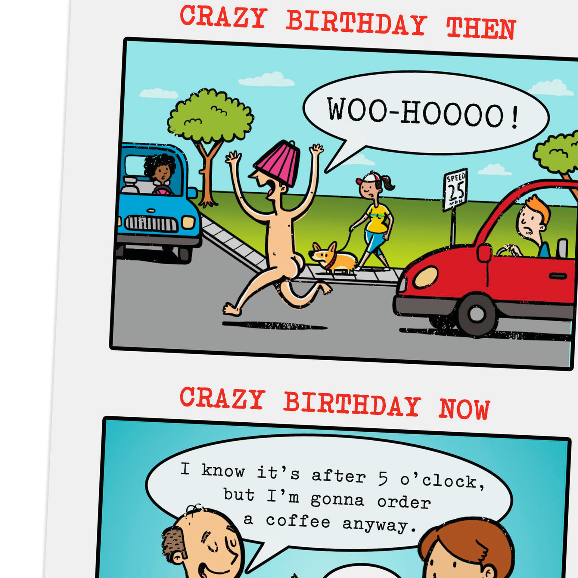 Crazy Birthday Wishes Greeting Card - Greeting Cards - Hallmark