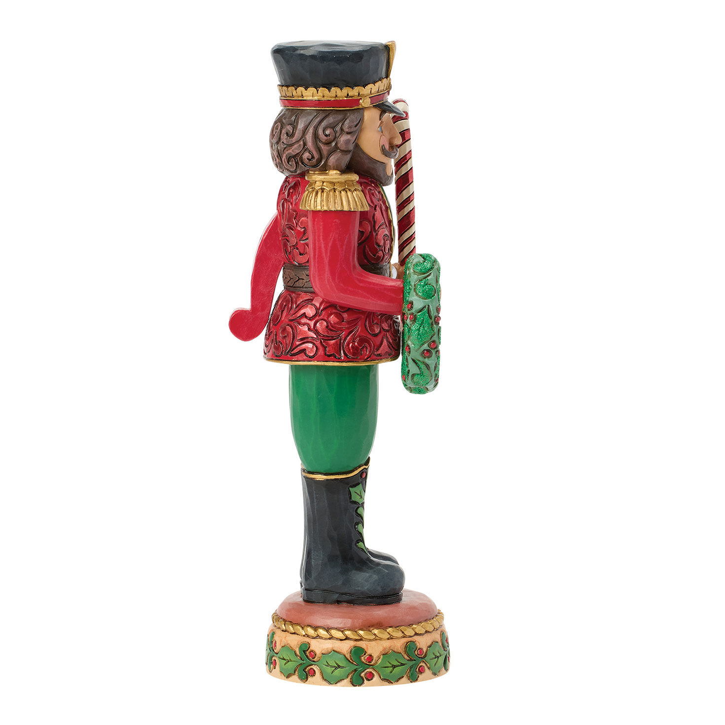 Toy Soldier With Wreath, Candy Cane Jim Shore Statue side image number 5