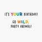 Party Animal Dogs Birthday Card for Kids, , large image number 2
