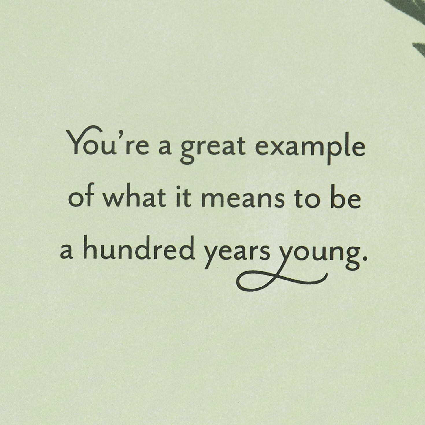 A Great Example of 100 Years Young 100th Birthday Card, , large image number 3