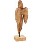 Small Carved Wood Angel on Stand, 14", , large image number 2