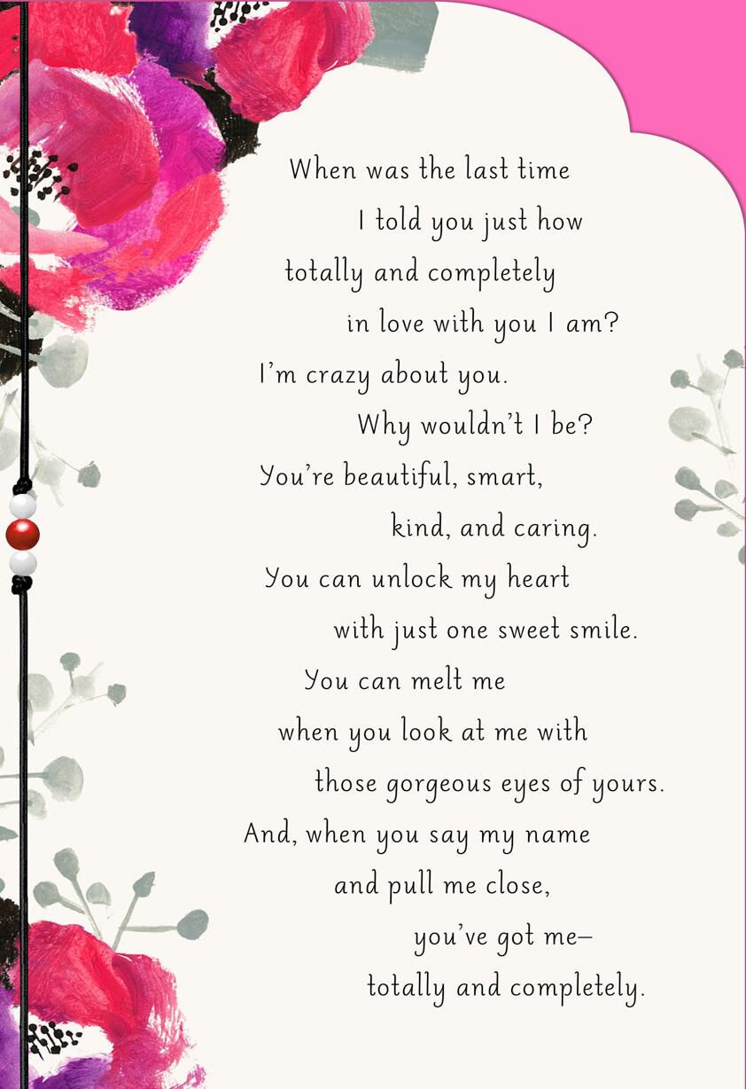 Totally and Completely In Love Card