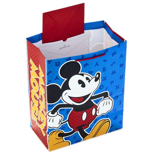 Disney Mickey Mouse Wow Large Gift Bag With Tissue, 13", 