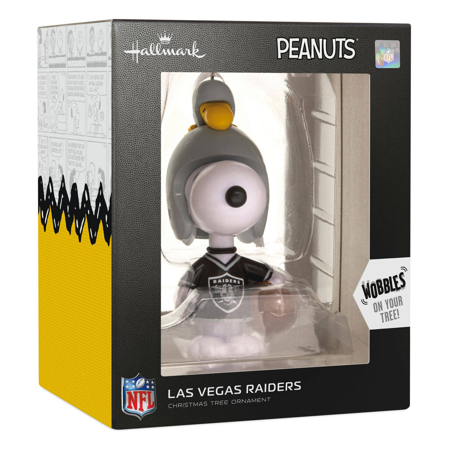 Snoopy Las Vegas Raiders Christmas Ornament  image number 7