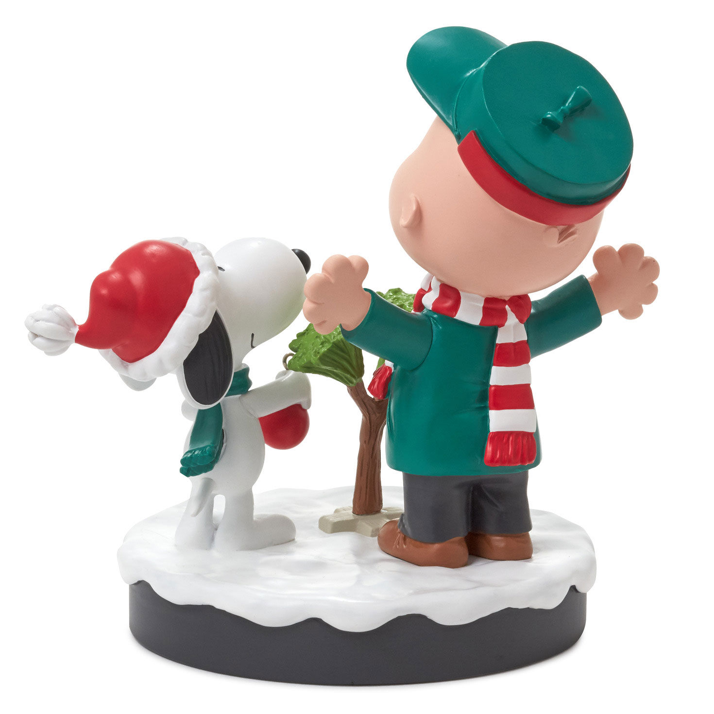 Peanuts® Charlie Brown and Snoopy With Tree Figurine, 5.25" for only USD 44.99 | Hallmark
