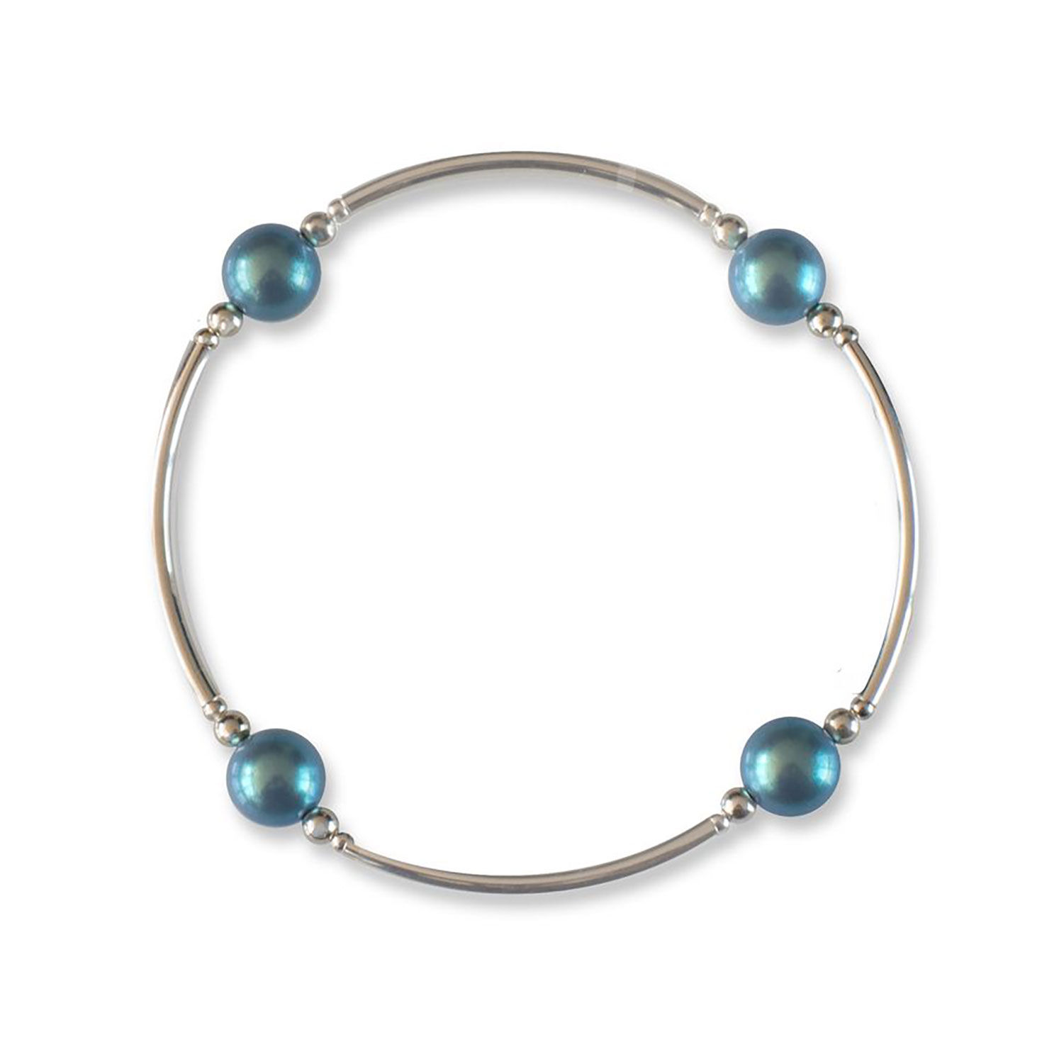 Made As Intended Blue Bead Blessing Bracelet  image number 1