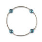 Made As Intended Blue Bead Blessing Bracelet  image number 1