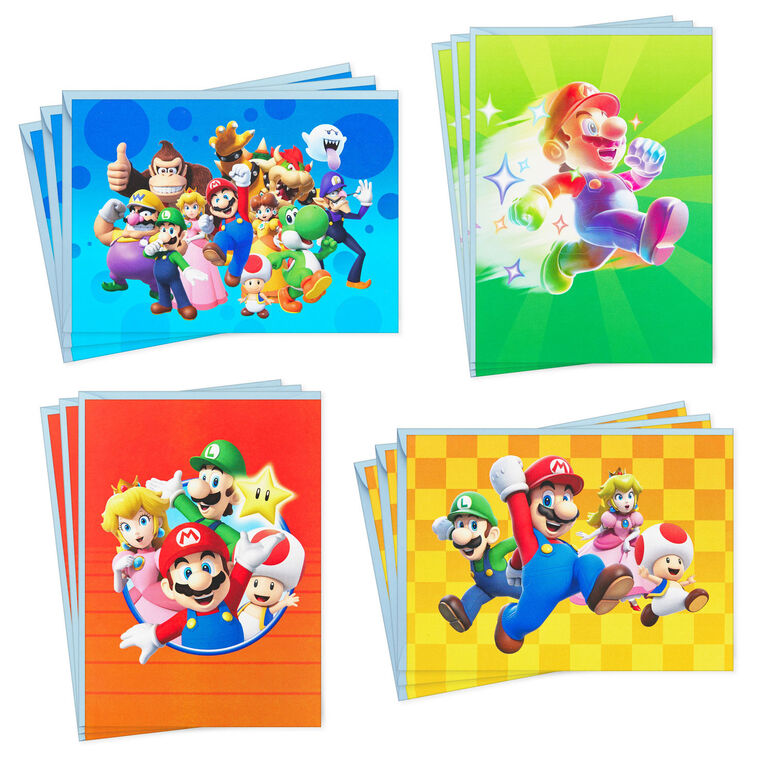Nintendo Super Mario Bros.® Assorted Blank Notes, Pack of 12