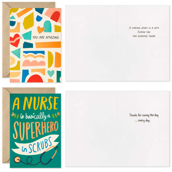Nurse Appreciation Boxed Thank-You Cards Assortment, Pack of 16, , large image number 3
