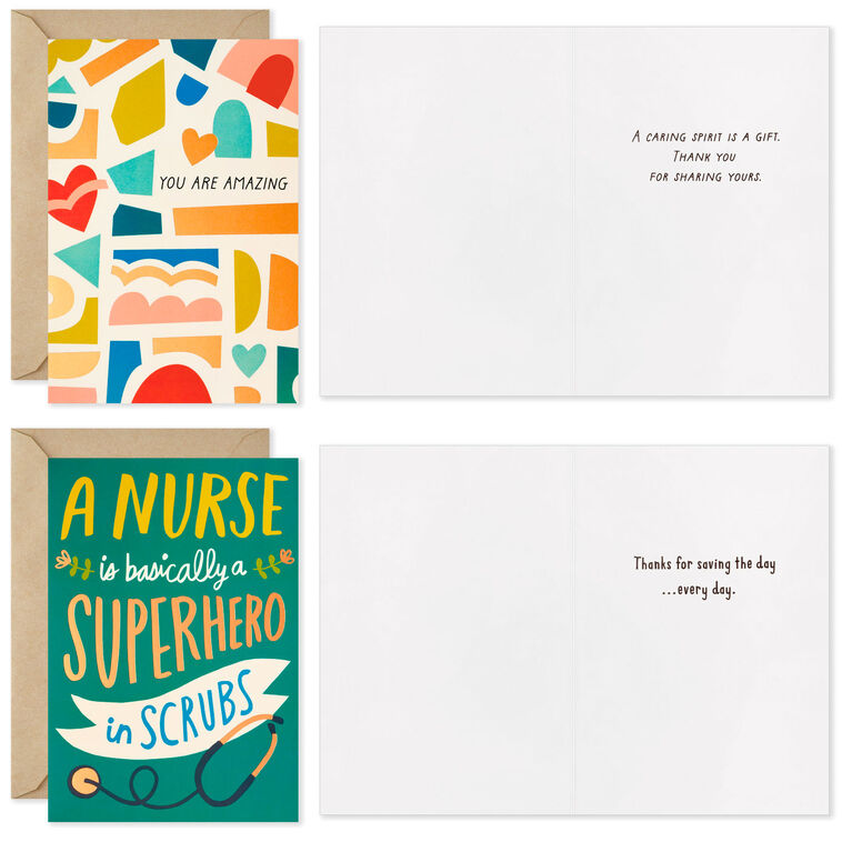 Nurse Appreciation Boxed Thank-You Cards Assortment, Pack of 16 - Boxed Cards | Hallmark nurse-appreciation-boxed-thank-you-cards-assortment-pack-of-16-boxed-cards-hallmark