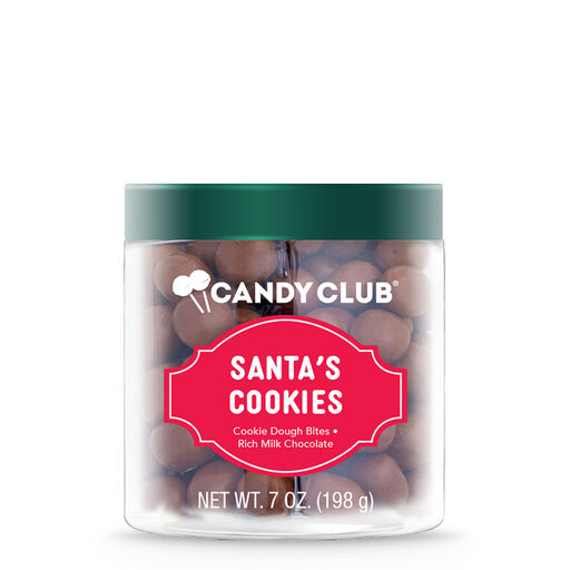 Candy Club Santa's Cookies Cookie Dough Bites in Jar, 7 oz., 