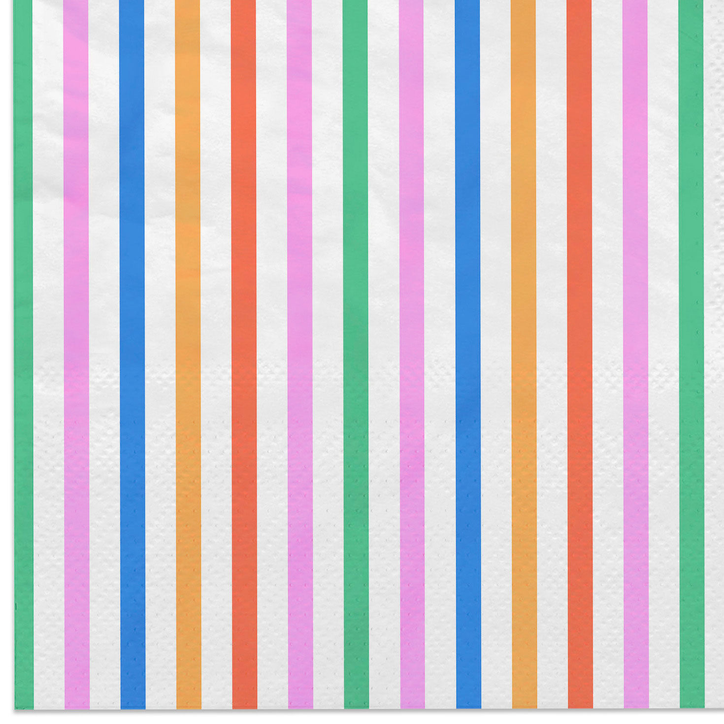 Colorful Striped Birthday Dinner Napkins Pack  image number 6