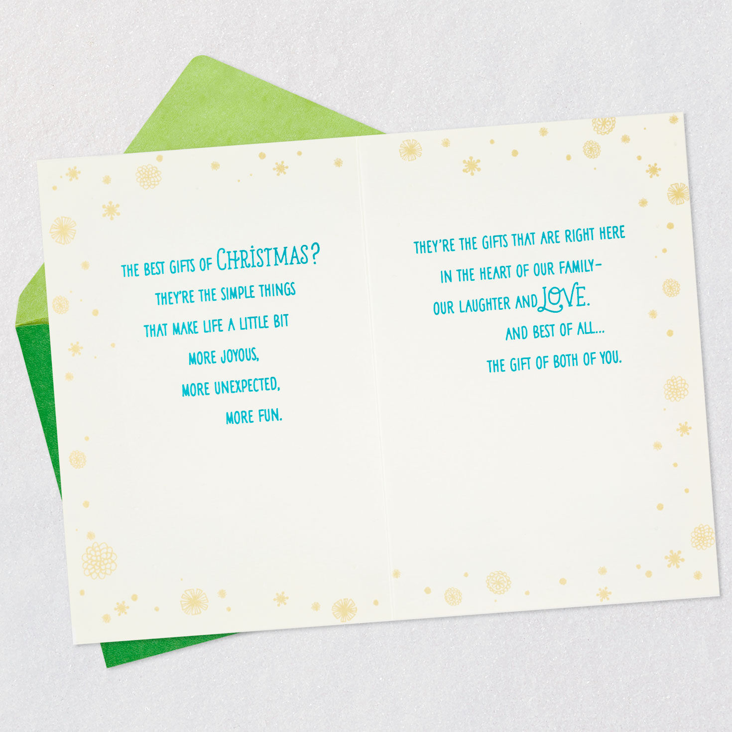 Best Gifts Christmas Card for Daughter and Son-in-Law, , large image number 3