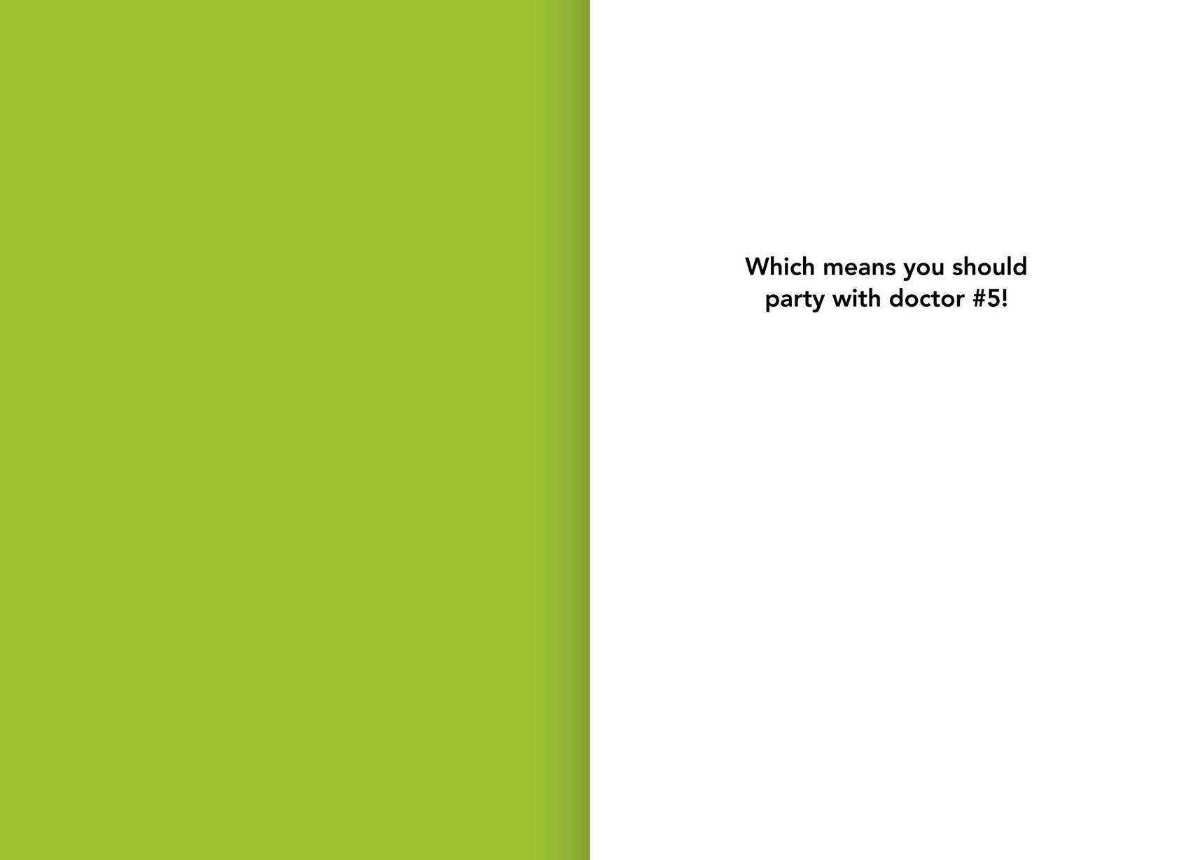 4 Out of 5 Doctors Funny Birthday Card