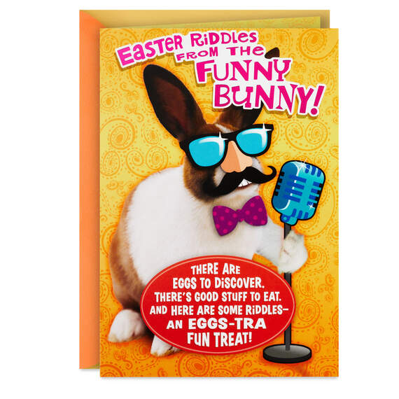 Riddles From the Funny Bunny Lift-the-Flap Easter Card, , large image number 1