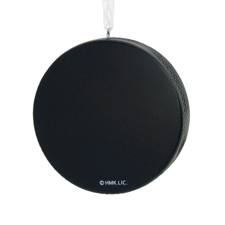 Hockey Puck Christmas Ornament  image number 4