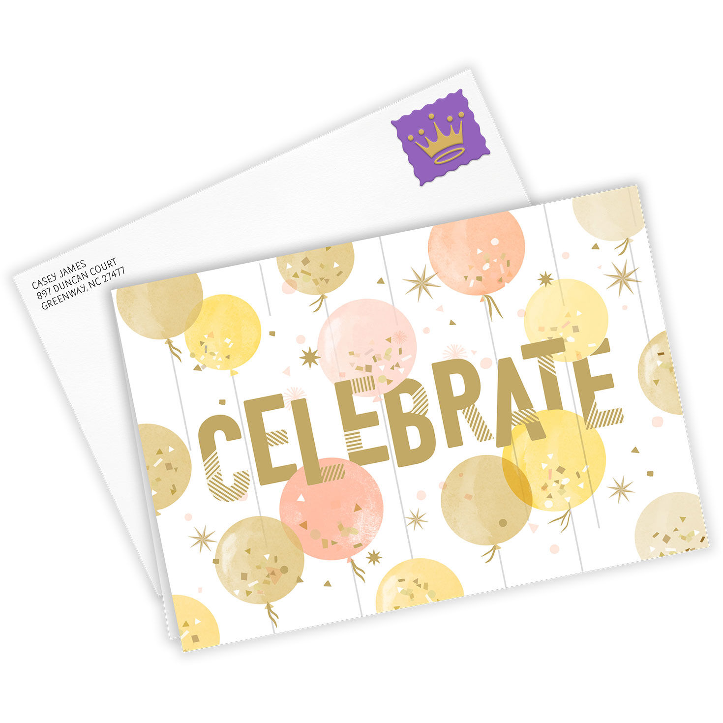 A Day of Smiles Custom Celebration Card, , large image number 2