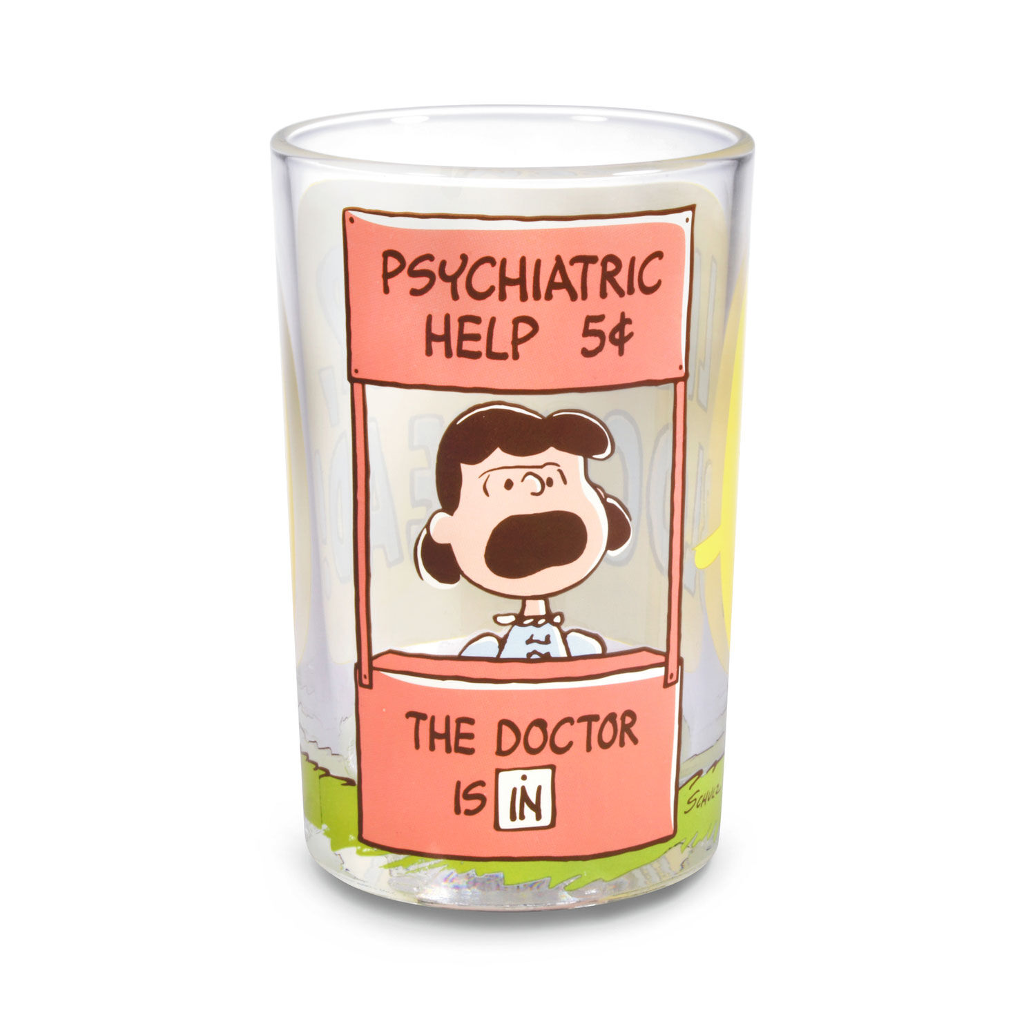 Peanuts® Lucy The Doctor Is In Collectible Drinking Glass, 13.5 oz.