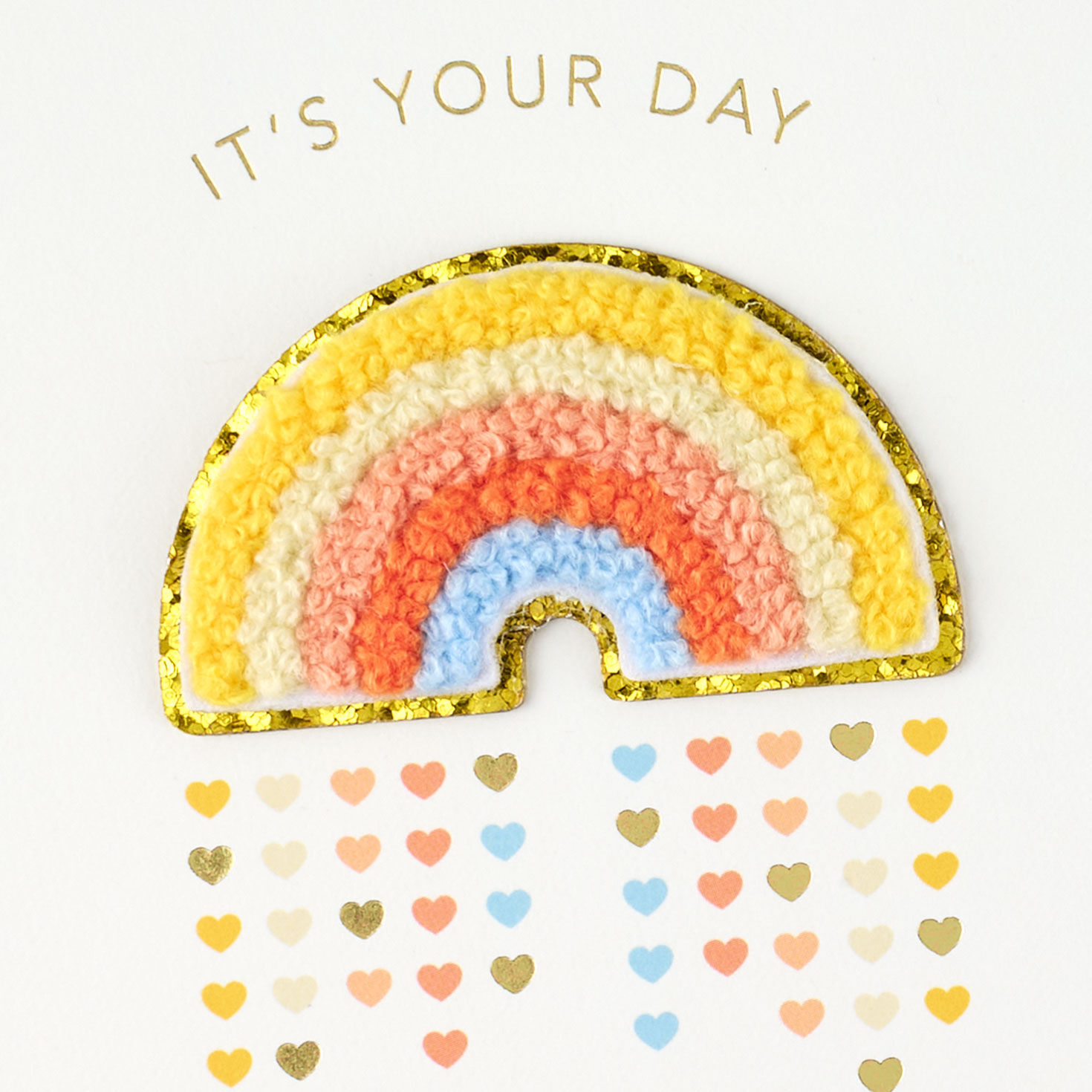 Rainbow Patch Birthday Card Card Front Detail image number 5