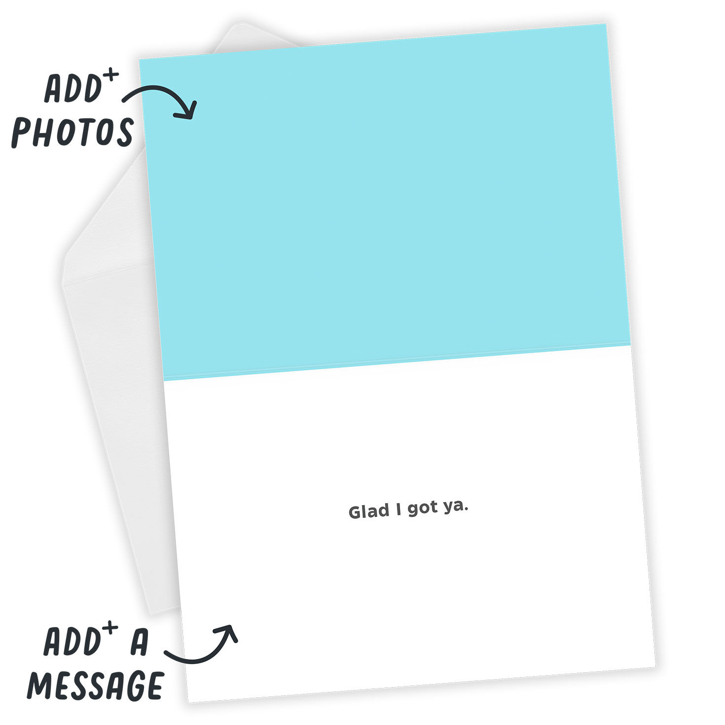 White Frame Love Ya Horizontal Custom Love Card, , large image number 4