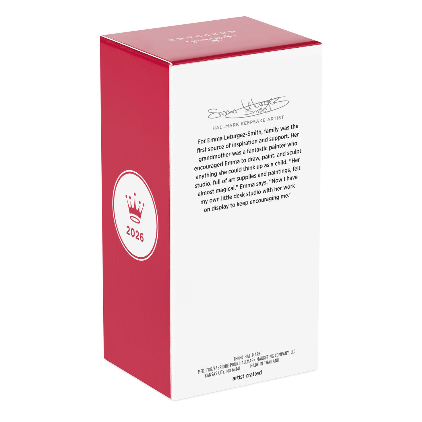 Deadpool Making Hand Heart Keepsake Ornament Package Back image number 8