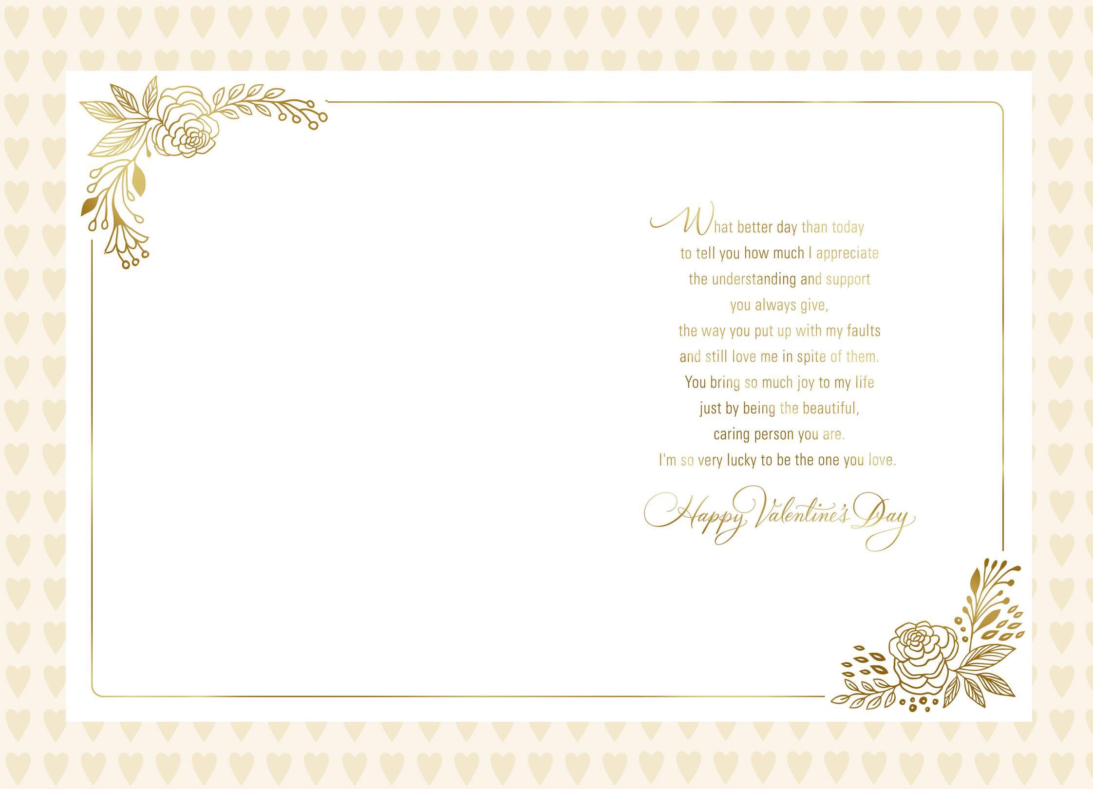 Paper Flowers for the Woman I Love Valentine's Day Card