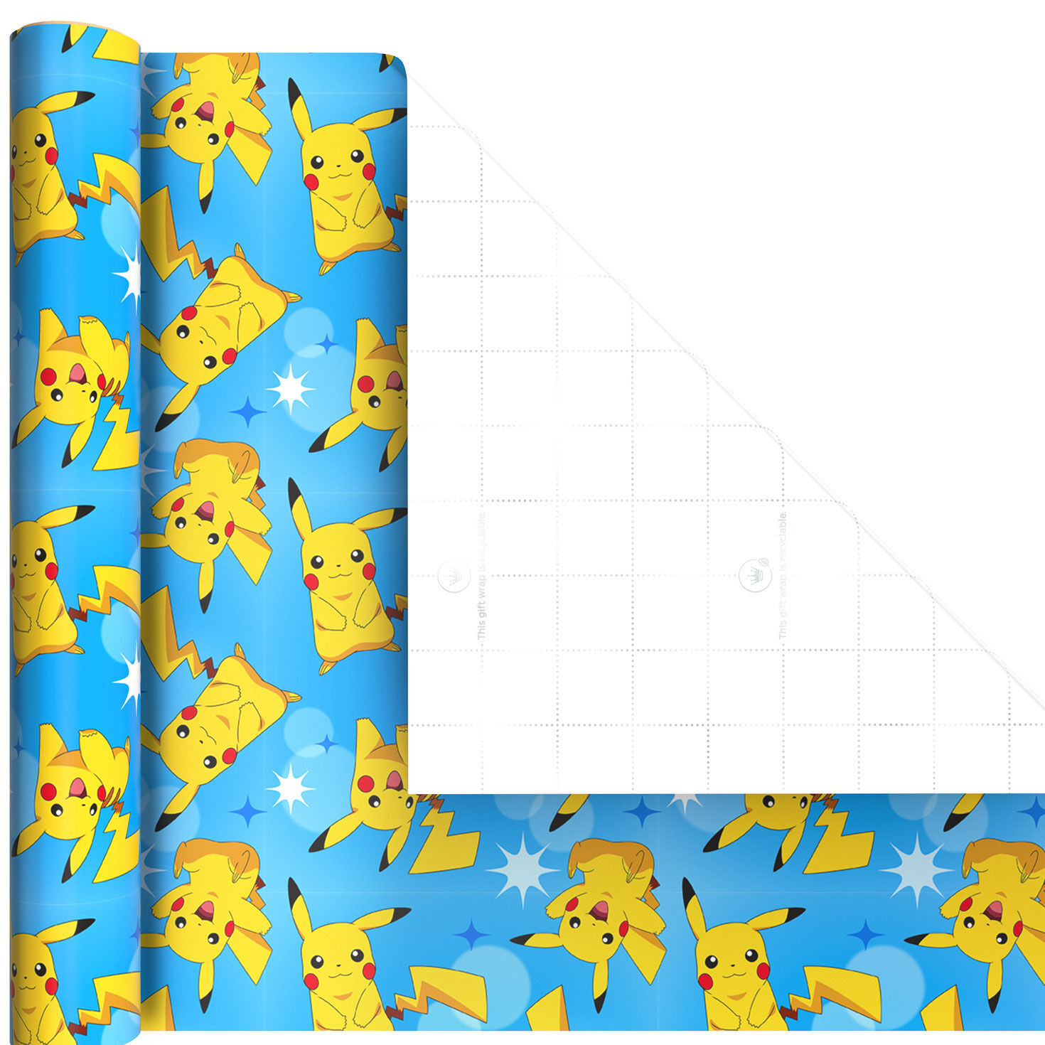 Pok&eacute;mon Pikachu Mini Gift Wrap Roll Assortment Wrap Square image number 5