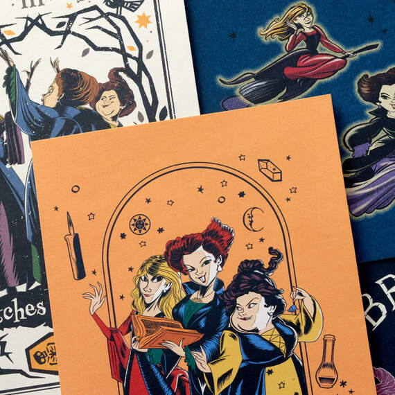 Disney Hocus Pocus Sanderson Sisters Boxed Halloween Cards Assortment, Pack of 16, , large image number 4