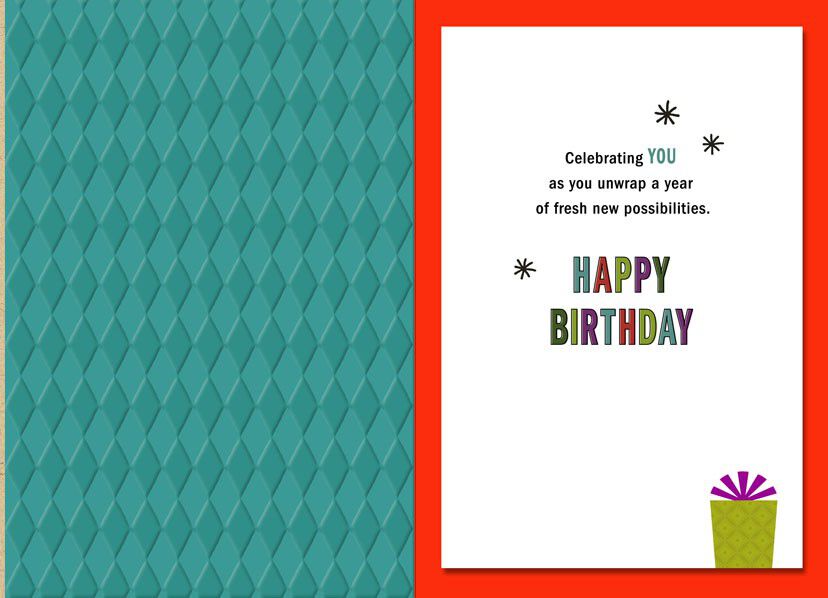 Your Day Your Year Birthday Card