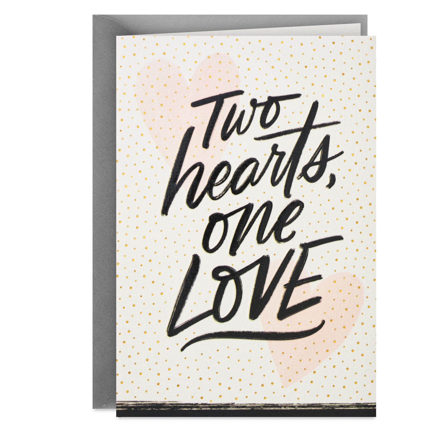 Two Hearts, One Love Anniversary Card for Couple