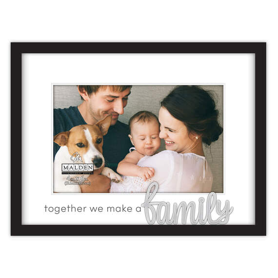 Malden Together We Make a Family Wood Picture Frame, 4x6