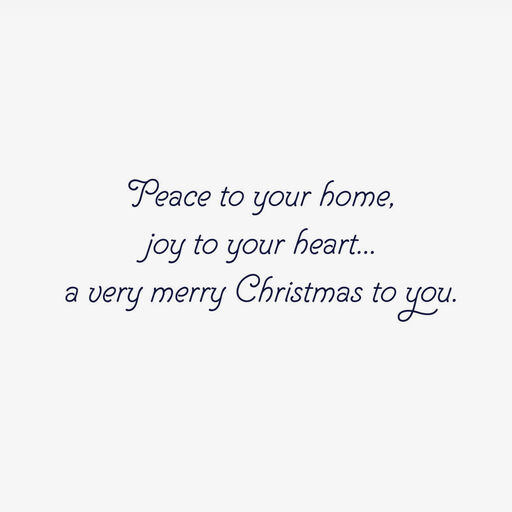 Peace to Your Home, Joy to Your Heart Christmas Card, 